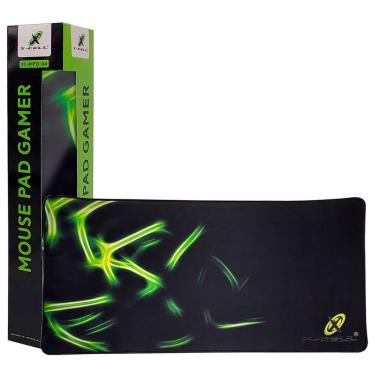 Imagem de Mouse Pad Gamer X-cell, 700x350x3, Preto E Verde - Xc-mpd-04