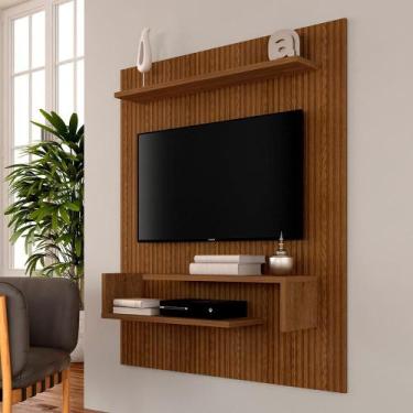 Imagem de Painel Suspenso Sonora Tv 55" Freijó/freijó Ripado - Móveis Arapongas 