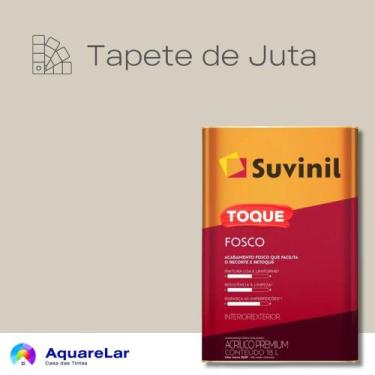 Imagem de Toque Fosco Suvinil 16L, TAPETE DE JUTA