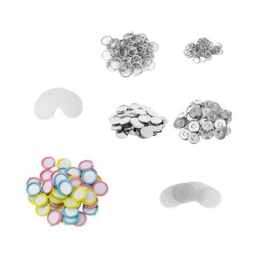 Imagem de Botões Coloridos De 25mm, 32mm E 37mm, 50 Peças Para DIY, Acessórios P