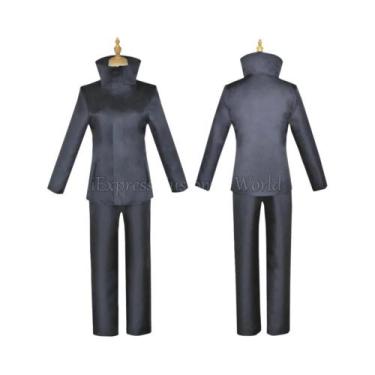 Imagem de Fantasia De Cosplay Do Anime Gojo Satoru Para Adultos, Traje Preto De 