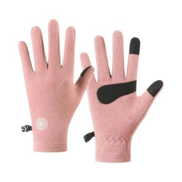 Imagem de Luvas Unissex Finas, Macias E Quentes Com Tela Sensível Ao Toque Para 