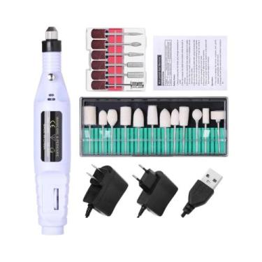 Imagem de Máquina De Furar Unhas Elétrica Portátil LULAA, Conjunto De Ferramenta