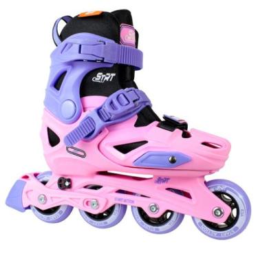 Imagem de Patins Traxart Infantil STRT Rosa 62/64mm ou 68/70mm ABEC-5, M ( 29 - 
