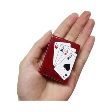 Imagem de Cartas De Baralho Portáteis Mini Para Atividades Ao Ar Livre, Viagens,