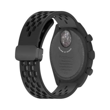 Imagem de Pulseira De Silicone Esportiva Magnética De 40mm Para Omega X Swatch N
