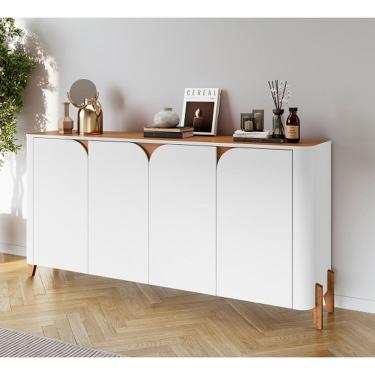 Imagem de Buffet Memphis Branco/Cedro - Casa D Móveis