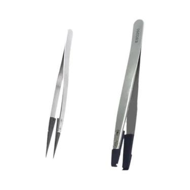 Imagem de Pinças De Plástico Antiestáticas Em Aço Inoxidável Para Instalação De 