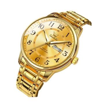 Imagem de Relógio De Pulso Masculino À Prova d'Água Com Luz, OLEVS 2891, Mostrad