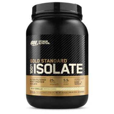 Imagem de Gold Standard 100% Isolate Whey Pro 744g Optimum Nutrition, Rich Vanil