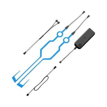 Imagem de Fita Adesiva Refletiva Luminosa LED Para Capacete De Ciclismo E Motoci