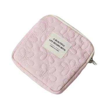 Imagem de Bolsa De Cosméticos Feminina Pequena E Elegante, Organizador De Viagem