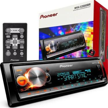 Imagem de Som Automotivo Pioneer MVH-X3000BR Com USB Bluetooth Radio Mixtrax