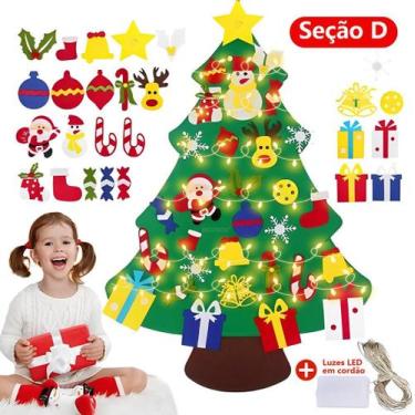 Imagem de Árvore de Natal em feltro - Tudo em Caixa