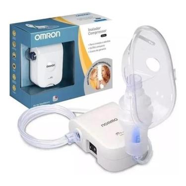 Imagem de Inalador Nebulizador Portátil Omron Compressor 803 Cor Branc - Congrat