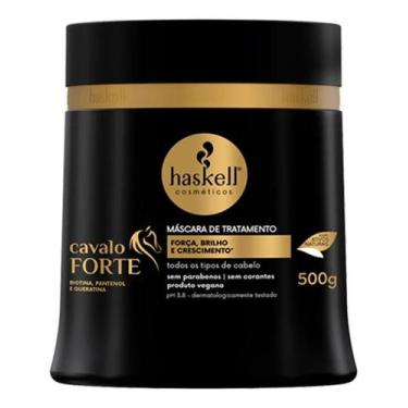 Imagem de Mascara Capilar Hidratante Cavalo Forte 500g Haskell  Força - Congratu