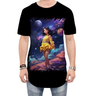 Imagem de Camiseta Longline Bailarina Espacial Dança 1 - Kasubeck Store®, P