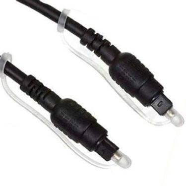 Imagem de Cabo Óptico Áudio Digital Toslink 2 Metros Premium Quality - Exbom