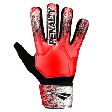 Imagem de Luva de Goleiro Penalty Delta 1, Vermelho, Preto, 10