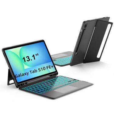 Imagem de Capa de teclado JUQITECH para Samsung Galaxy Tab S10 FE+ 13.1