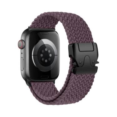 Imagem de Pulseira Trançada Para Apple Watch 40mm 44mm 46mm 42mm 49mm 45mm 41mm 
