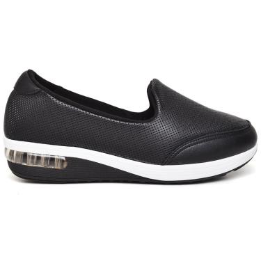 Imagem de Tênis Modare Original Feminino Ultraconforto Preto Palmilha Anatômica Amortecimento Sup...