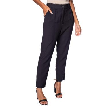 Imagem de Calça Feminina The Style Box Reta de Alfaiataria Bege-Feminino