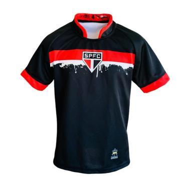 Imagem de Camiseta Infantil do São Paulo SPFC Voadora - Golpe Insano do Santo Paulo - Oficial-Mas...