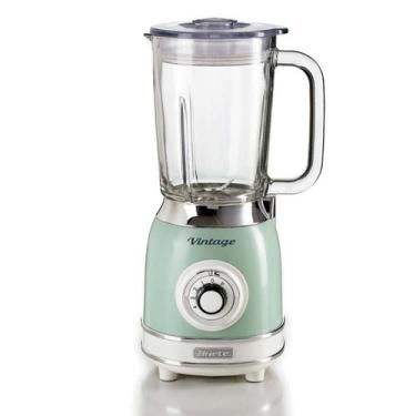Imagem de Liquidificador Com Copo de Vidro 1,5L 220V 1000W Vintage Verde Ariete,
