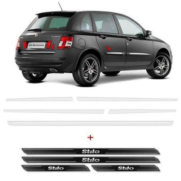 Imagem de Kit Friso Stilo Porta-Malas + Aplique Lateral E Soleira - SPORTINOX