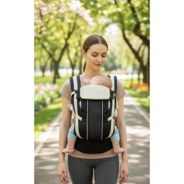 Imagem de Canguru Bebê Ergonômico 4 Posições - Conforto e Segurança - Congratula