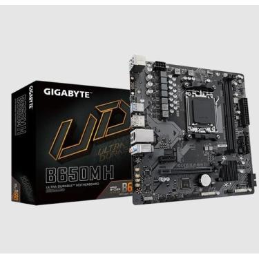 Imagem de Placa Mãe Gigabyte B650M H, Chipset B650, AMD AM5, MATX, DDR5