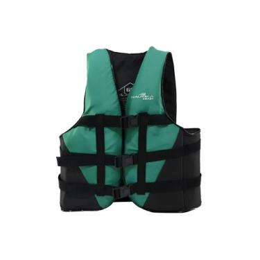 Imagem de Colete salva vidas coast flutuante nautika até 90kg verde/preto