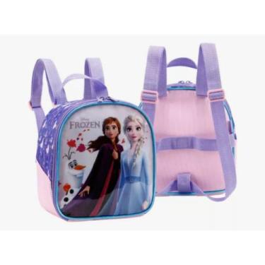 Imagem de Lancheira Escolar Princesa Frozen Ana e Elsa Original Volta As Aulas X