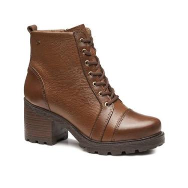 Imagem de Bota Pegada Feminina em Couro Terracota 281312-03, 36