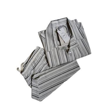 Imagem de Pijama Eco Curto cinza ou cru - E&M EcoDreams, Amarelo, G