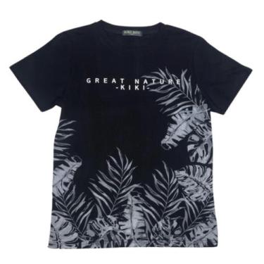 Imagem de Camiseta Juvenil Menino Kiki, Preto, 2