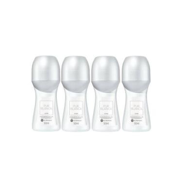Imagem de Desodorante Roll On Pur Blanca 50ml kit com 4 - Avon