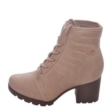 Imagem de Bota Feminina Dakota Cano Baixo REF: D-2441, Cappuccino, 37