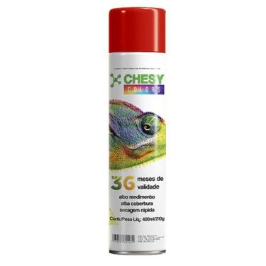Imagem de Tinta Spray Chesy 400ml  ALTA TEMPERATURA -, VERMELHO