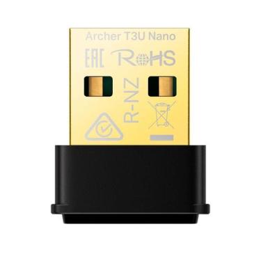 Imagem de USB Adaptador Wi-Fi TP-Link Archer T3U Nano AC1300 - Dual Band - MU-MI