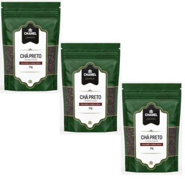 Imagem de Chá Preto Linha Premium Natural Kit 3 Pacotes Chamel