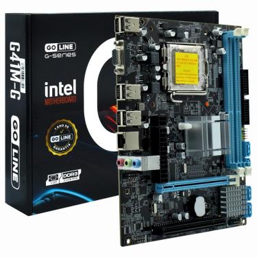 Imagem de Placa Mãe GL-G41M-G Socket LGA 775 VGA DDR3 Desempenho Profissional Durabilidade Original Goline