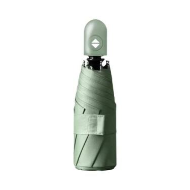 Imagem de Guarda-chuva De Bolso Automático Leve Com Proteção UV, Dobrável, De Co