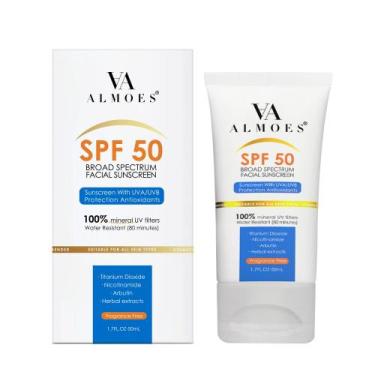 Imagem de Protetor Solar AA Almoes FPS 50 de Amplo Espectro 50ml