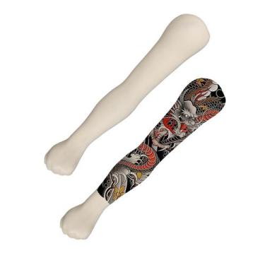Imagem de Pele para Prática de Tatuagem Modelo de Braço 3D de Silicone YILONG