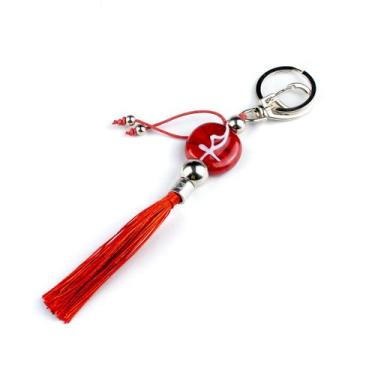 Imagem de Chaveiro Ogum Vermelho Murano 16 cm - Lua Mística - 100% Original - Lo