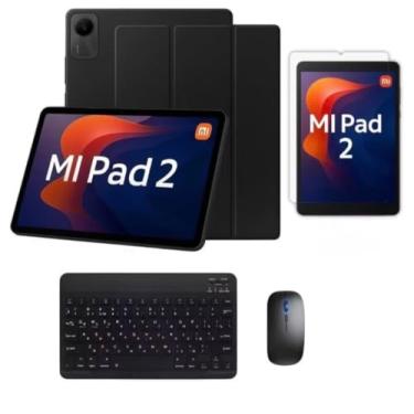 Imagem de Kit Capa Slim Para Xiaomi Redmi Pad 2 11" Polegadas + Teclado + Mouse + Película + Caneta (CLIQ.Envio).