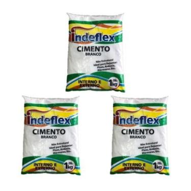 Imagem de Kit 3 Cimento 1kg - Indeflex