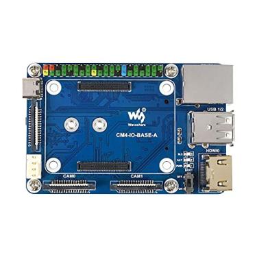 Imagem de Waveshare Mini placa de base (A) projetada para o módulo de computação Raspberry Pi 4 adequado para avaliar o Raspberry Pi CM4 ou ser integrado em produtos finais